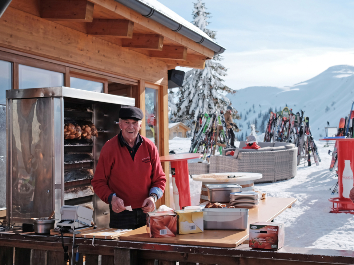 Winterevent mit Hähnchen am Brechhornhaus